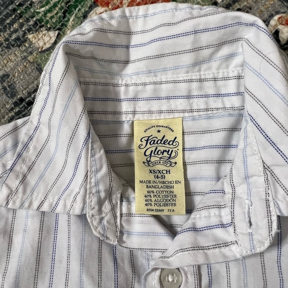 Faded Glory short sleeve button down shirt - Picture 6 of 7